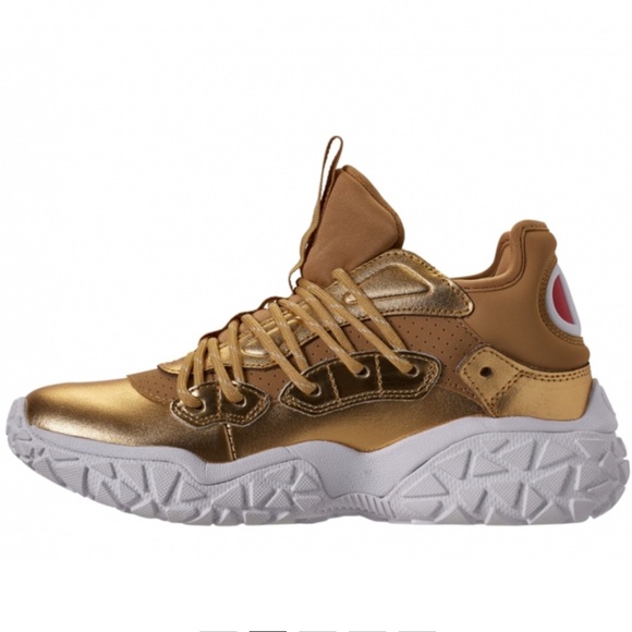 Champion Shoes - Champion Life Tank Shoes Gold & White 8.5